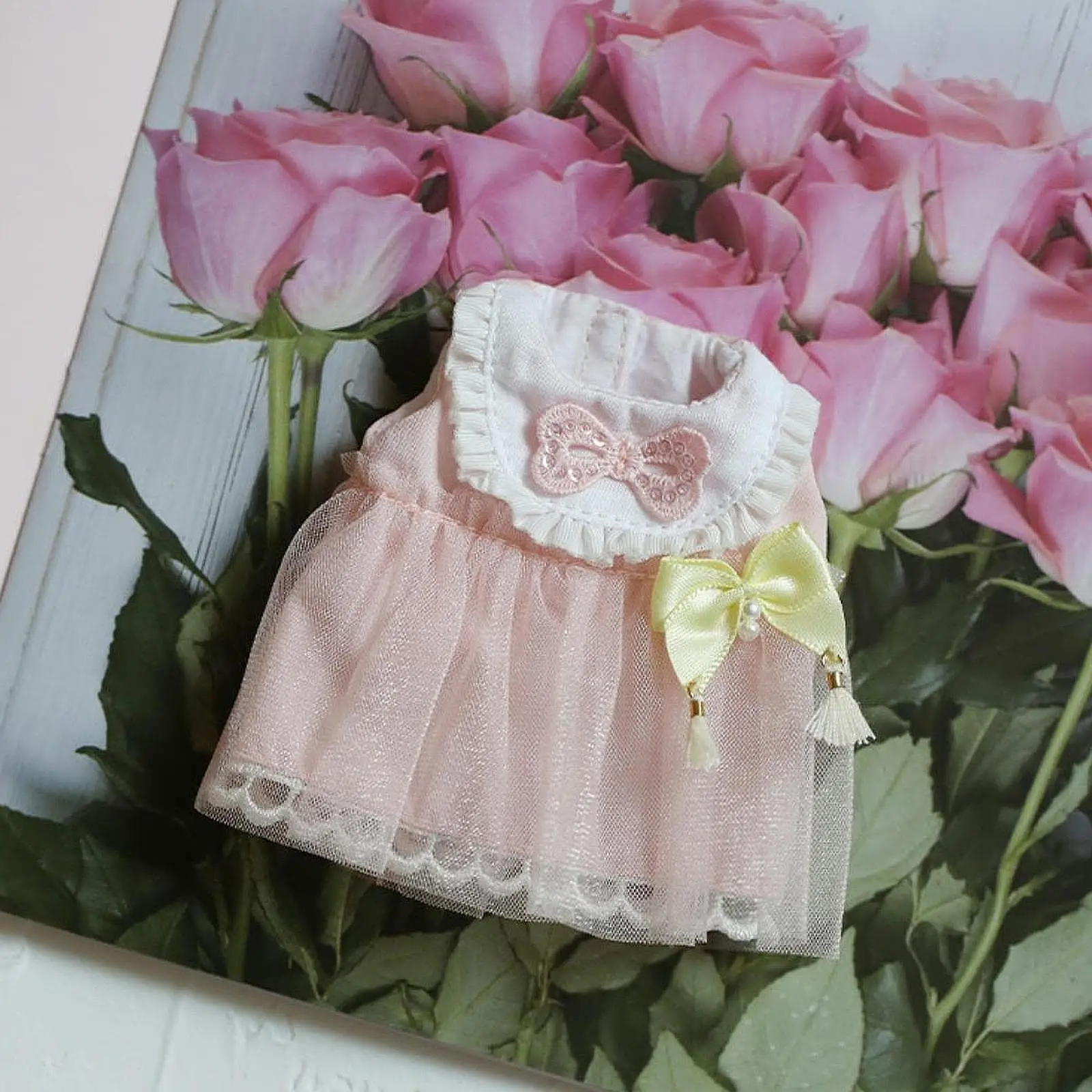 

Plush Doll Clothes Handmade Doll Dress up Plush Toy Clothes for 12 cm Dolls