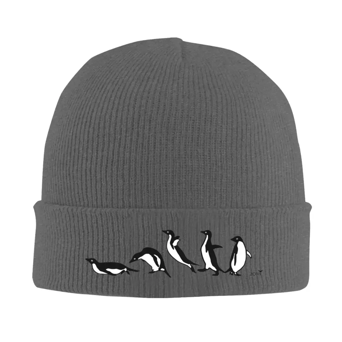 ANTARCTICA The Penguin Move Adelie Penguins Warm Knitted Cap Hip Hop Bonnet Hat Autumn Winter Outdoor Beanies Hats for Men Women