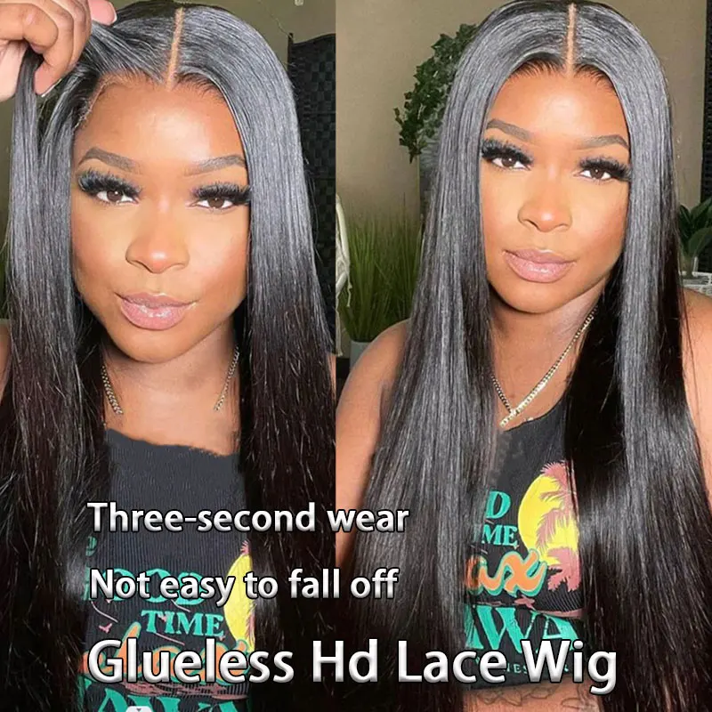 

Glueless Wig Human Hair Ready To Wear 13x4 Glueless Preplucked Human Wigs 30 40inch Bone Straight Hd Lace Wig 13x6 Human Hair