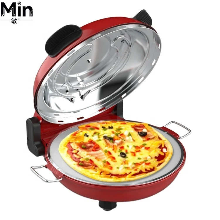 Commercial Double Layer Pizza Oven Stainless Steel Countertop Pizza Maker for Restaurant Bakery