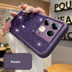 Glitter Silicone Phone Case for Infinix Note 40 Pro Plus 4G 5G 40X HOT 50 Pro Plus 50I 40I 4 5G TPU Lens Protectorion Soft Cover