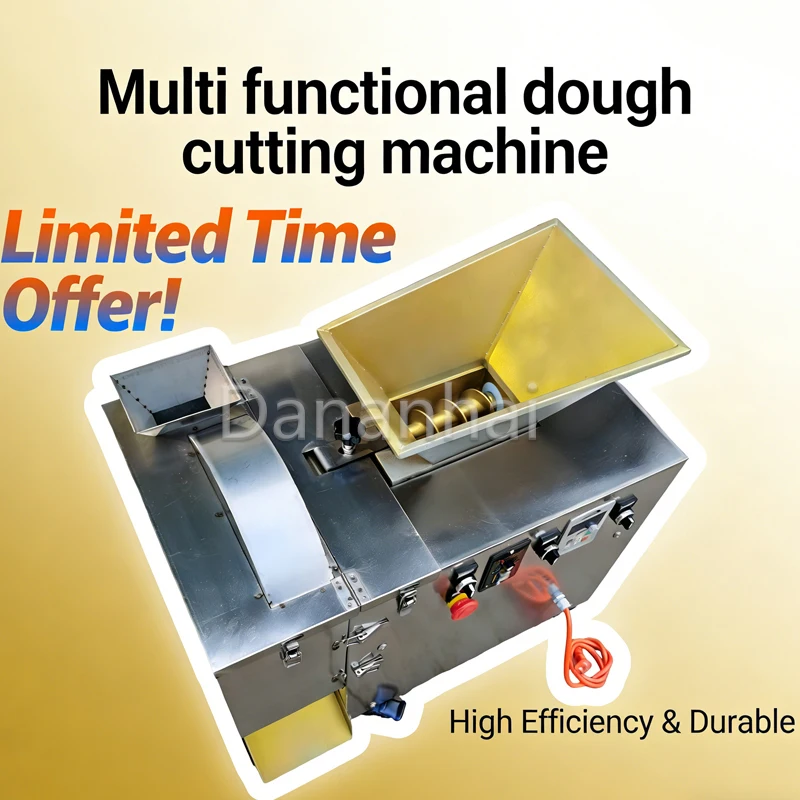 Industrial Electric Dough Dividing Machine Stainless Steel Pizza Cutter round Wrapped Bakery Fully Automatic