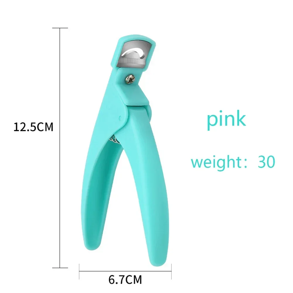 Parola false tagliaunghie professionale per nail art tipo speciale punte a U taglierine per bordi strumenti per unghie con coltello per unghie finte con taglio a ghigliottina colorata