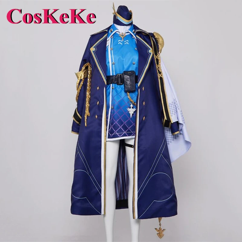 CosKeKe Selen Tatsuki Cosplay Anime Vtuber Obsydia Costume Sweet Fashion Combat Uniform Halloween Party Role Play Clothing S-XXL