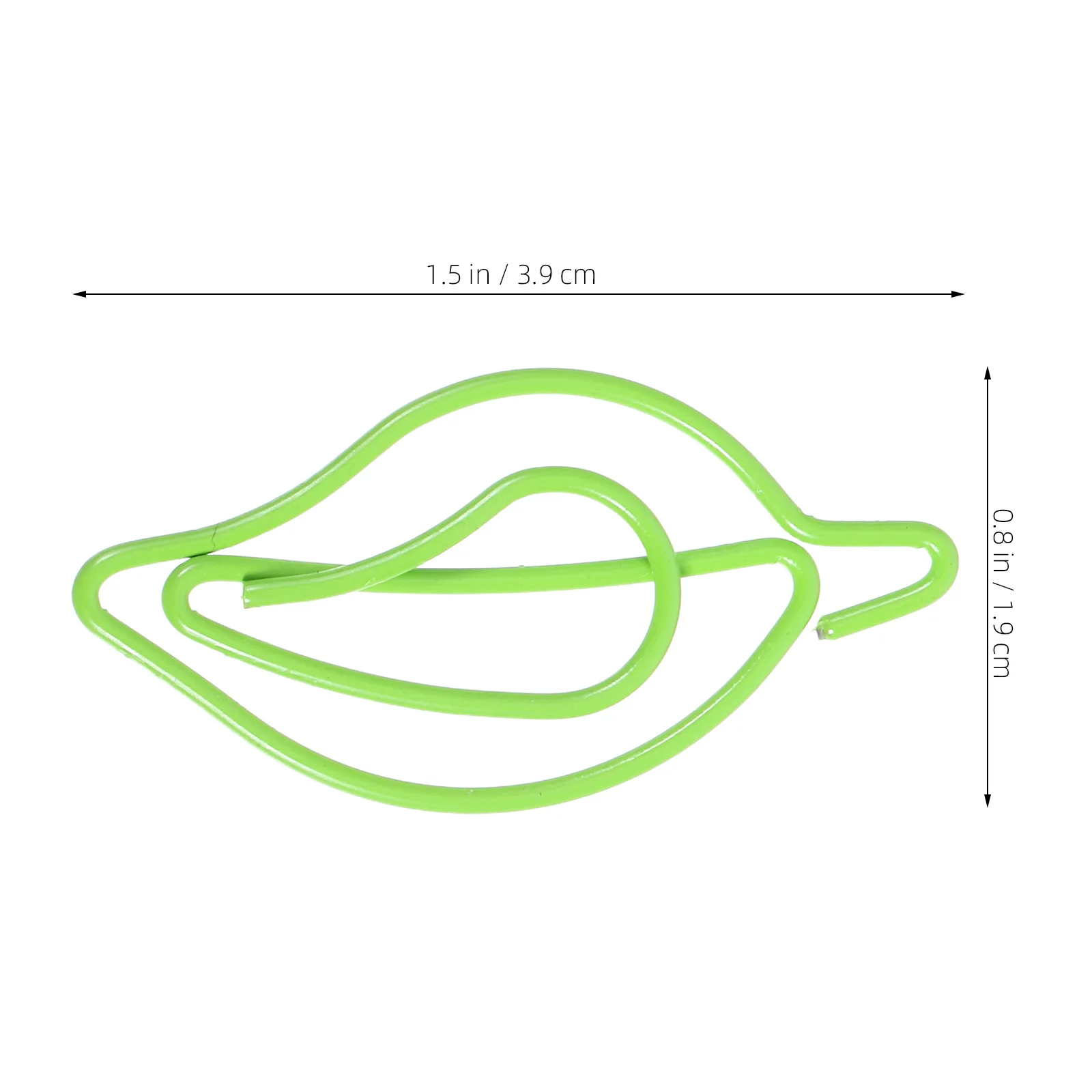 30 قطعة مشابك ورق بتصميم أوراق شجر فريدة من نوعها دبابيس ورق معدنية شديدة التحمل لتنظيم المستندات وتذاكر المذكرات واللوازم المكتبية والمدرسة #5
