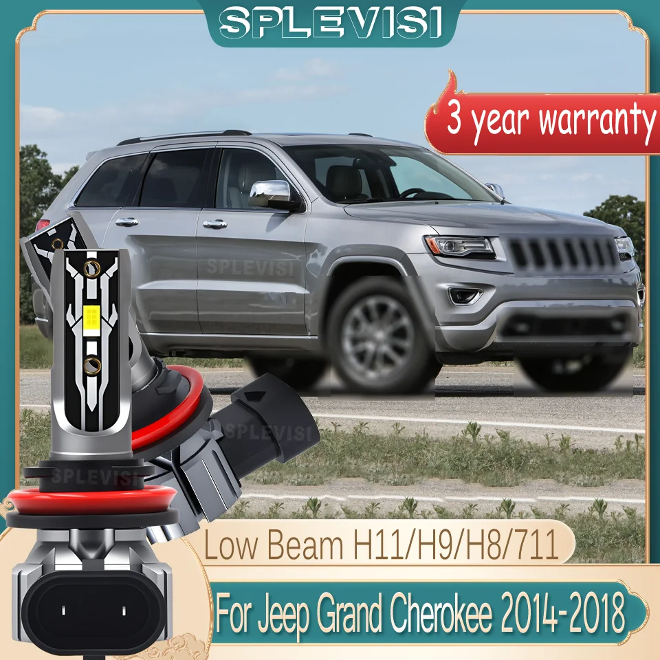 

Instant On Long-Term Use Improved Nighttime Visibility Headlight Low Beam Bulbs For Jeep Grand Cherokee 2014 2015 2016 2017 2018