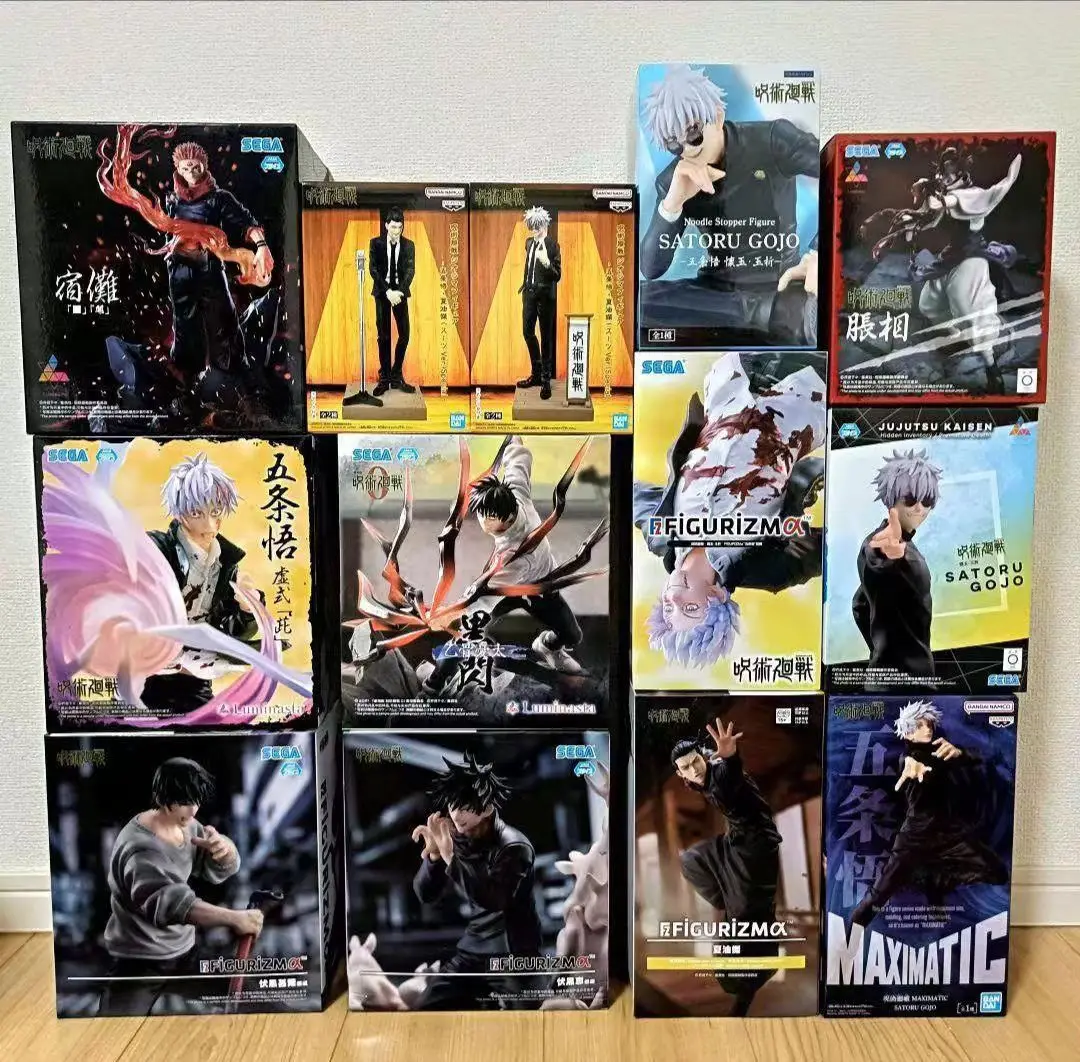 مجسمات صندوق أعمى من Jujutsu Kaisen ألعاب نموذجية أنيمي PVC قابلة للجمع Itadori Gojo Megumi Nobara Sukuna هدية غامضة عشوائية لمحبي