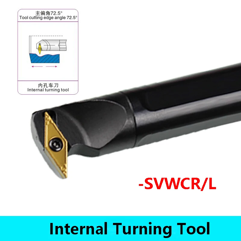 

LIHAOPING S16Q-SVWCR11 S20R-SVWCR11 S25S-SVWCR16 S16Q S20R SVWCR11 S25S SVWCR16 CNC Cutter Internal Turning Tool Holder SVWCR