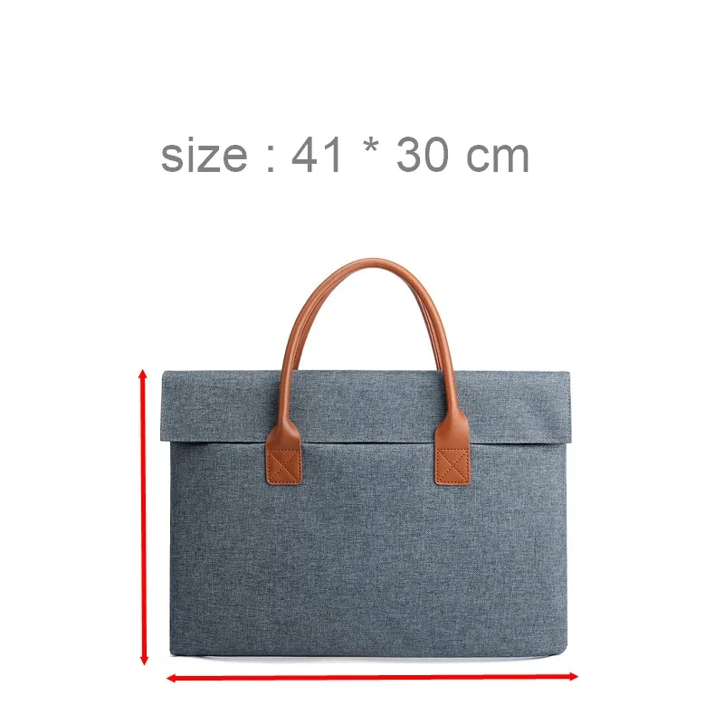 Business Fashion Briefcase Women PU Handbag Portable Document Bag Light Large Capacity A4 Print Pattern LOGO
