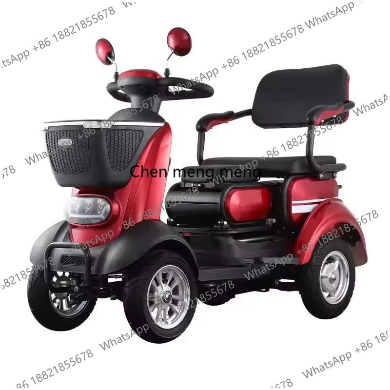 

500W 48V Long Range Electric Golf Cart 14 Inch Family Electric Tricycle 4 Wheel Electric