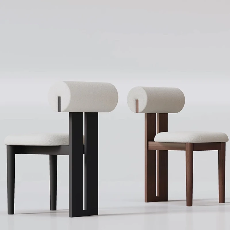 

Nordic solid wood dining chair household simple modern antique restaurant back chair stool