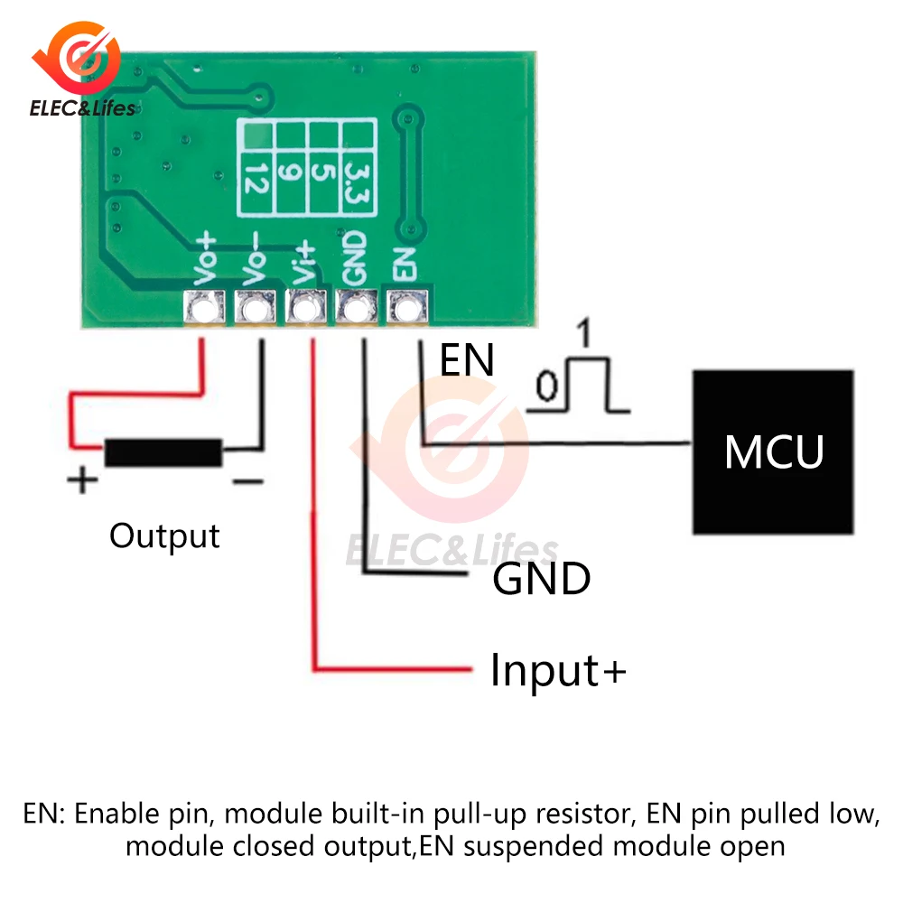 High Efficiency DC 3-20V to 5V 2A 12V 1.9A Step Down DC-DC Converter Voltage Regulator Buck Stabilized Power Supply Module