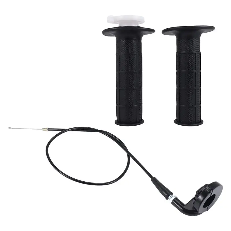 Manopla de acelerador giratória de 22mm e cabo para ATV Quad Pit Dirt Bike de 50 a 190 cc