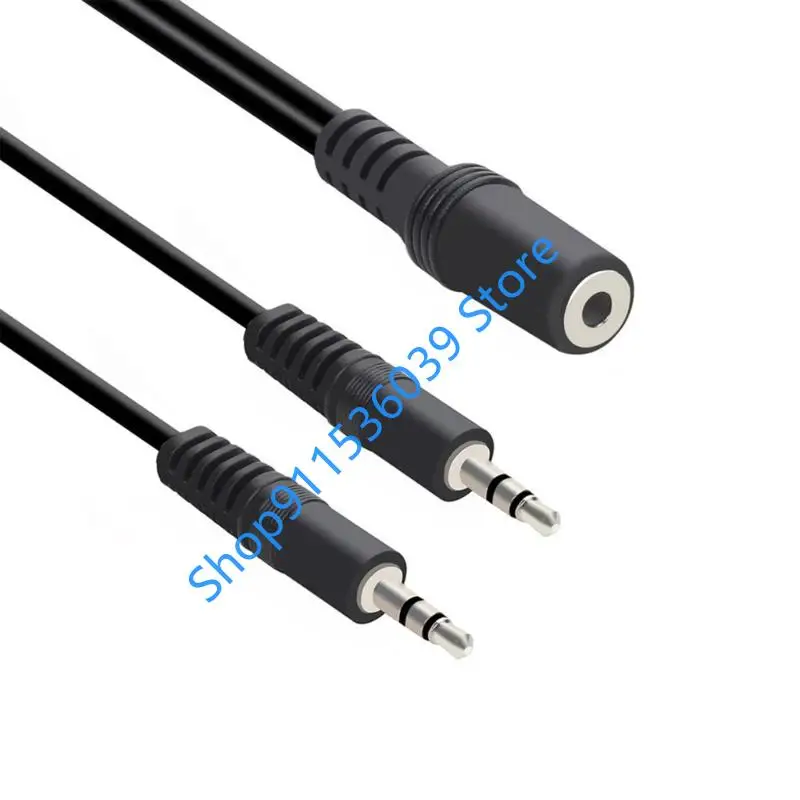 컴퓨터 용 헤드폰 마이크 오디오 변환기 분배기 3.5mm 여성 2 듀얼 3.5mm 남성 헤드폰 마이크 오디오 Y 분배기