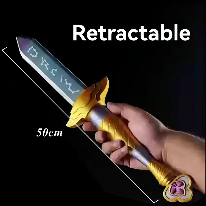 Espada Kpop Rumi con trajes de símbolo, espada de cazadores de juego de rol de demonio, accesorio de Cosplay para mujeres y hombres, accesorios de disfraz de Carnaval de Halloween