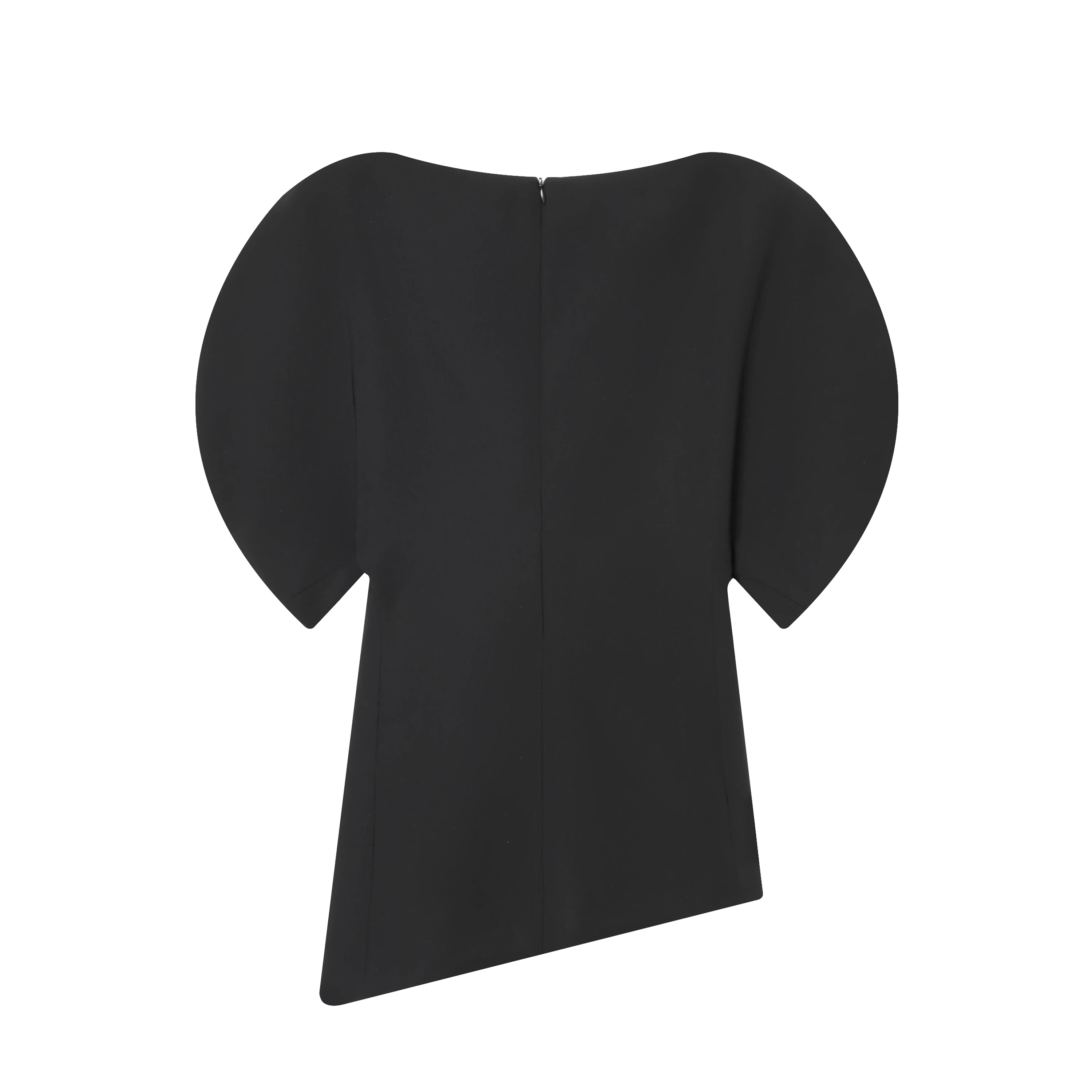 BSAY Puff Sleeve Top für Frauen Mode Herbst Winter Neue Kurzarm Rundhals Bluse Straße Kleidung Shirts Chic Damen Top