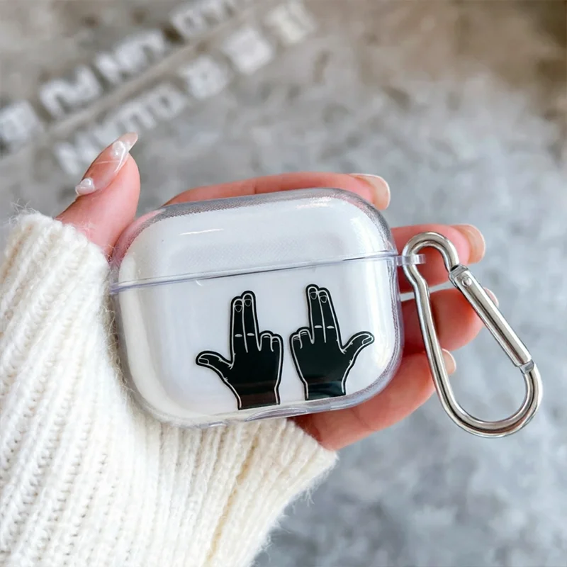 Jul rapper Earphone Protector Case AirPods Pro/Pro2 singer Jul logo TPU AirPods 3/4 Wireless Earphone Protector Cover Fans gift view 4