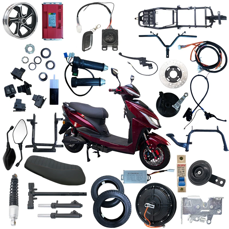 Wholesale motorbike accessories electric motorcycle frame body parts