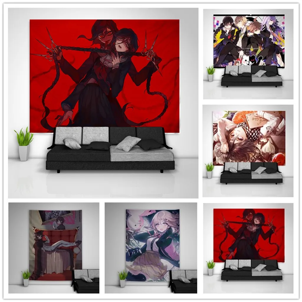 Canvas Painting Danganronpa Wall Art Ouma Kokichi Chiaki Fukawa Posters Nordic Kids Bedroom Wall Decor Pictures Home Decoration