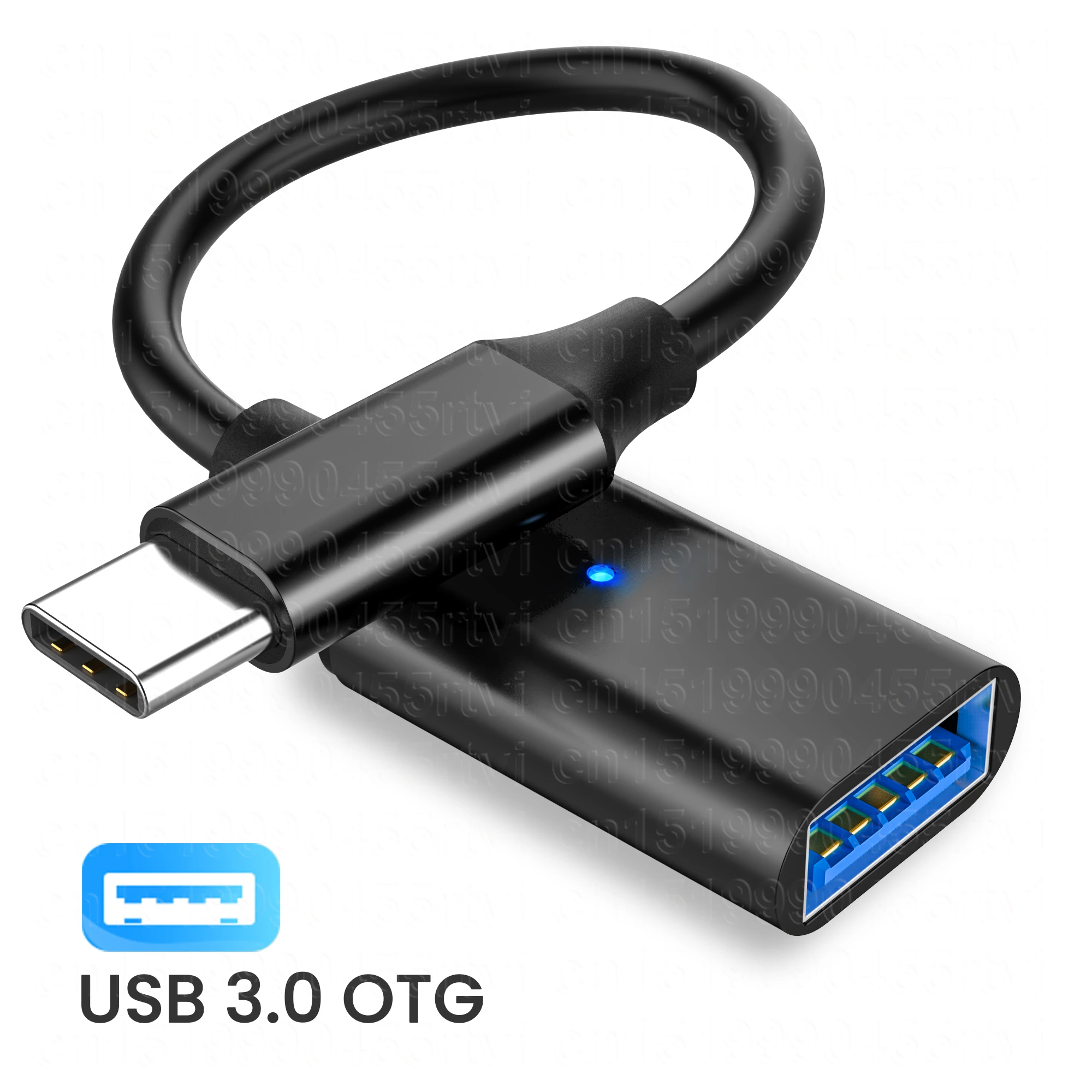 USB3.0 Type C OTG Adapter Cable Type C Male to USB3.0 Female Extension Cord 5Gbps High Speed Transfer for Mackbook Pro Data Wire