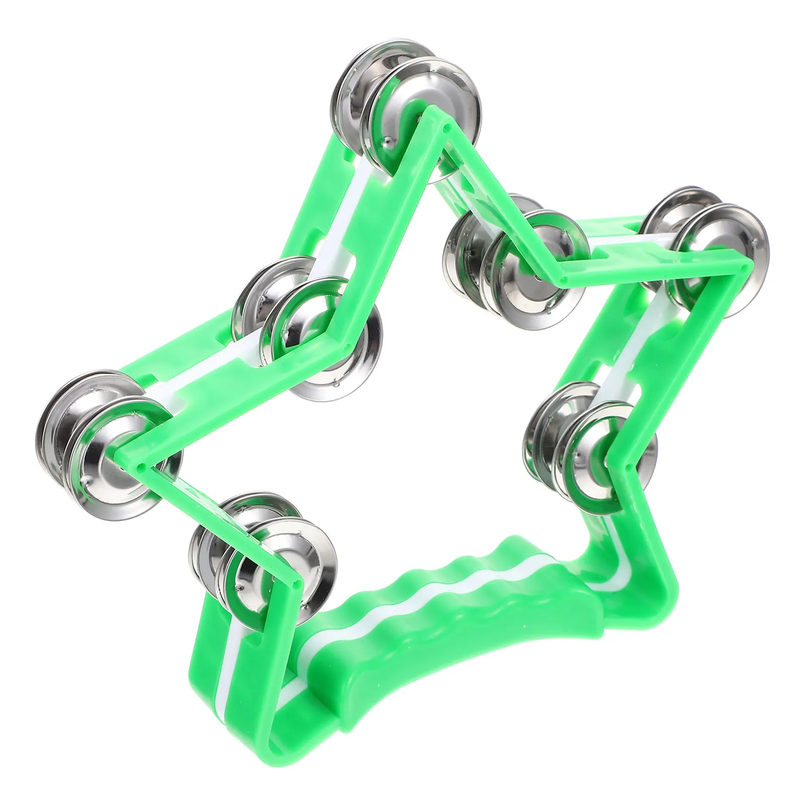 

Hand Ring Shaker Percussion Mini Plastic Stainless Steel Child Handheld Bell Handheld Bell Shaking