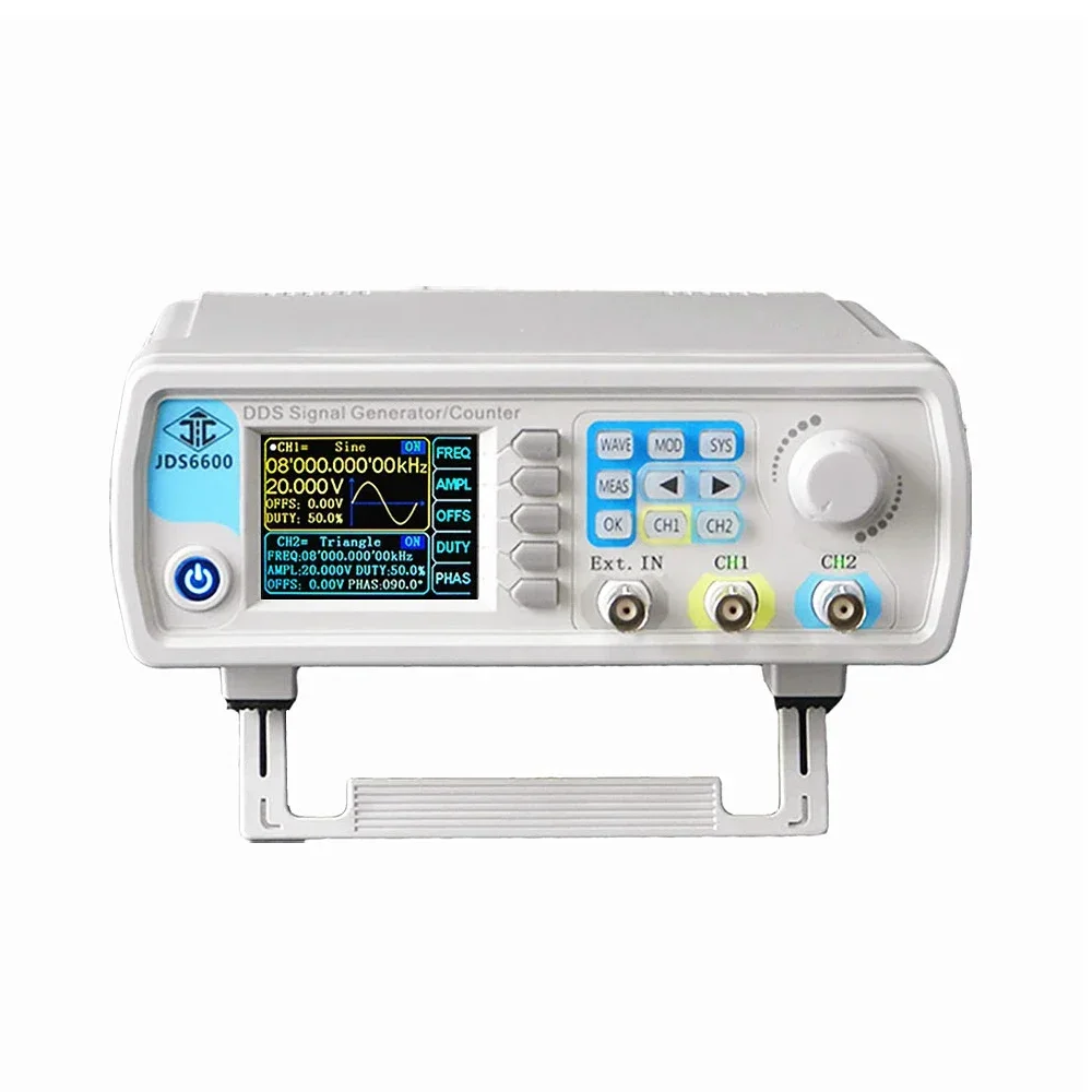 

15MHZ Signal Generator Dual Channel CNC DDS Digital Control Arbitrary Wave Function Pulse Signal Source Frequency Meter JDS6600