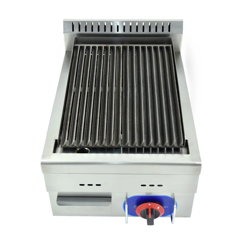 

Hot Sale Stainless Steel Commercial Restaurant Gas Lava Rock Steak Volcanic Stone Grill