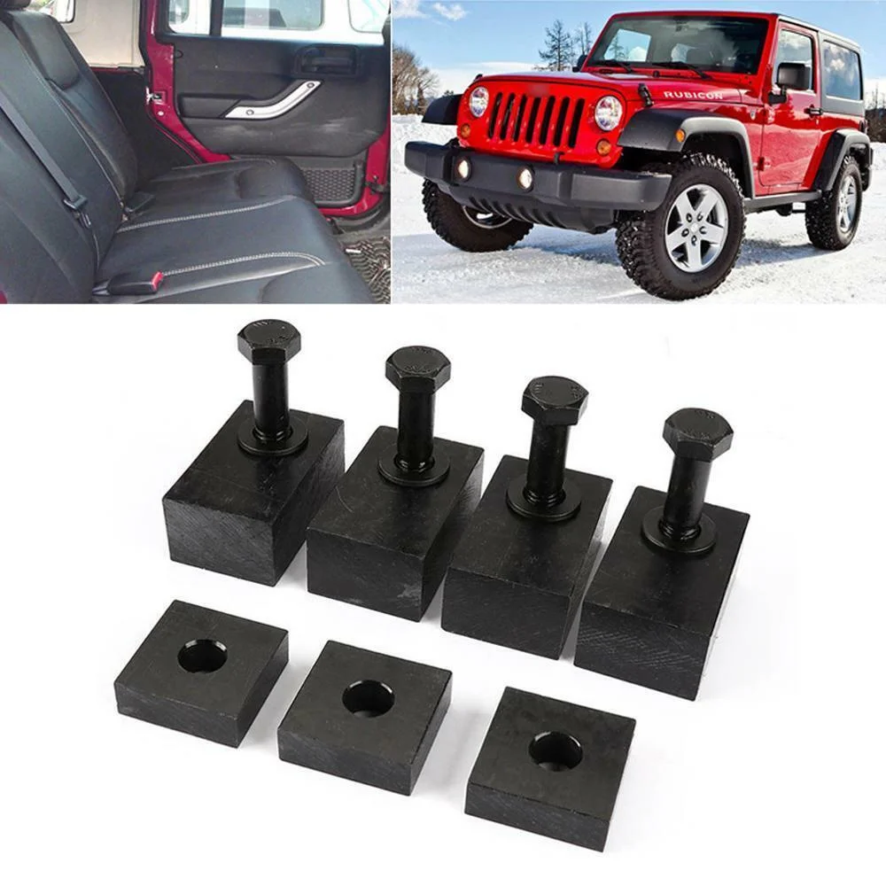 

15 Pcs Rear Seat Support Recline Spacer Kit for Jeep Wrangler 4-Door JKU 2007-2018 All Models Innovative AT All Terrain Products