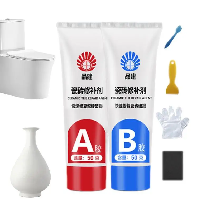 

Marble Repair Kit Porcelain Sink Repair Kit Super Adhesion 100g Tile Repair Kit Fix Tile Chips And Cracks On Ceramic Bathtub