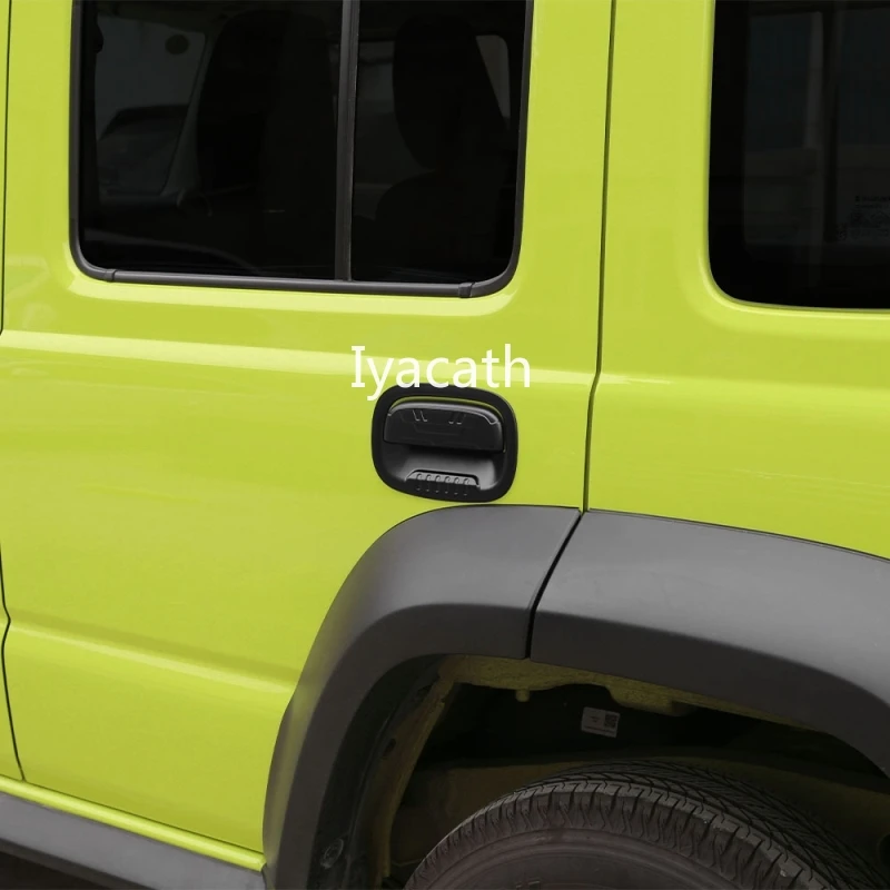 لسوزوكي جيمي نوميد 5/سييرا 3 2025 2026 ABS ماتي الأسود الخارجي غطاء مقبض الباب إطار وعاء الباب ملصق الملحقات #5