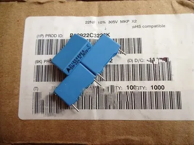 

B32922 X2 Film Capacitor 0.022UF/305VAC 22N/305VAC 223 P15