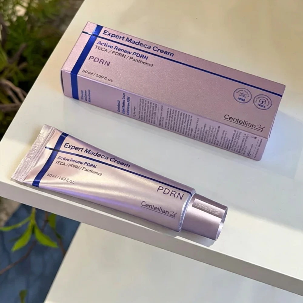 Korean skincare Madeca Cream Active Renew PDRN Lightweight Hydrating Moisturizer Soothing Repair Korean skin care