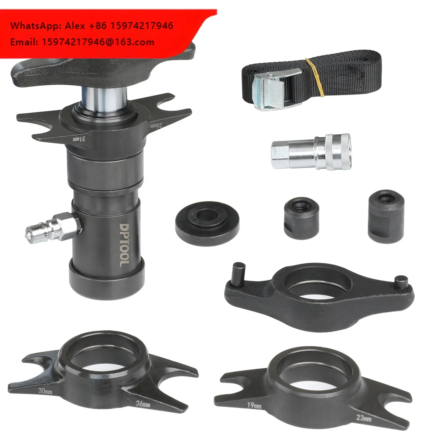 Pneumatic Hydraulic Ball Joint Separator Snapper Pin Bearing Puller 4.5T Auto Body Repair Tools
