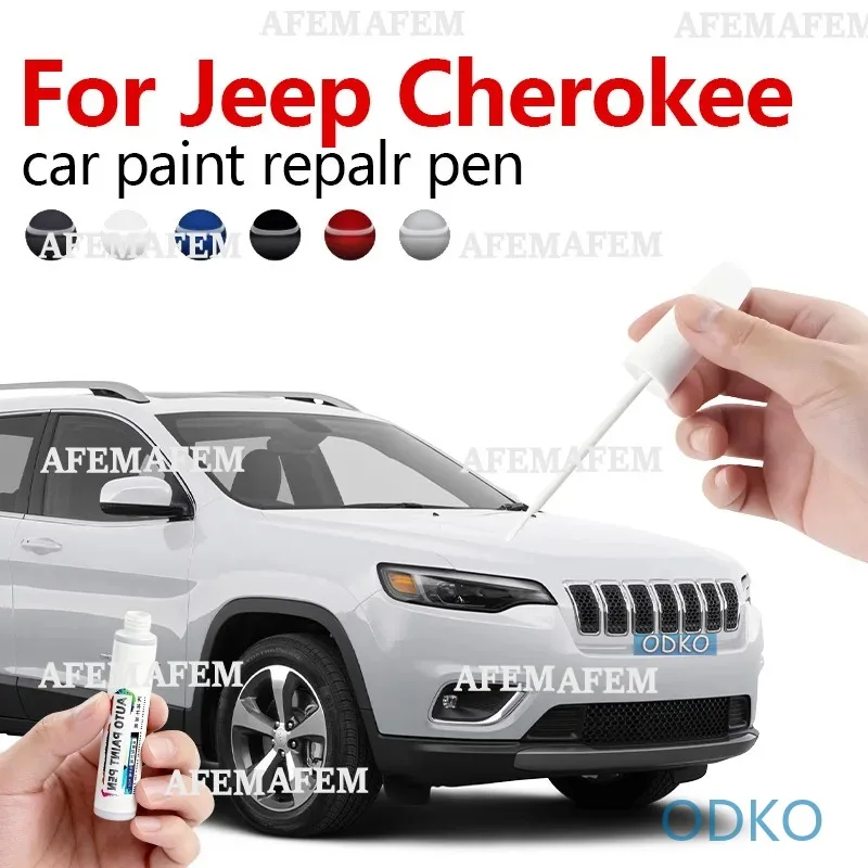 Paint Repair Pen Touch Up Scratch Remover DIY Auto Accessories Black White Brown Gold For Jeep cherokee 1984-2025 XJ KJ KK KL