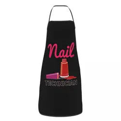 Technician Nail Polish Apron for Women Men Unisex Bib Cooking Kitchen Tablier Cuisine Chef Gardening