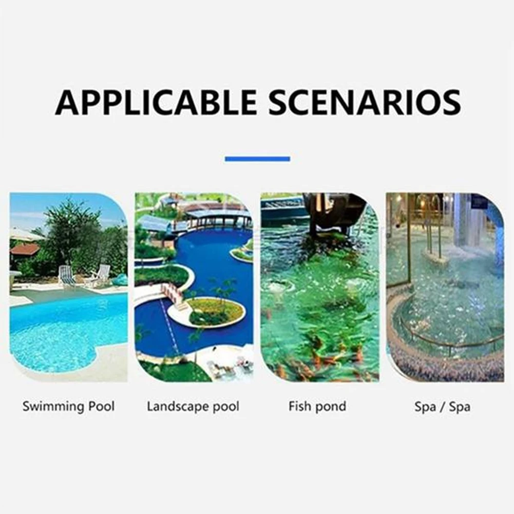 8M 32mm Pool Vacuum Hose PE Blue Flexible Suction Replacement Pipe for Swimming Pool Cleaner