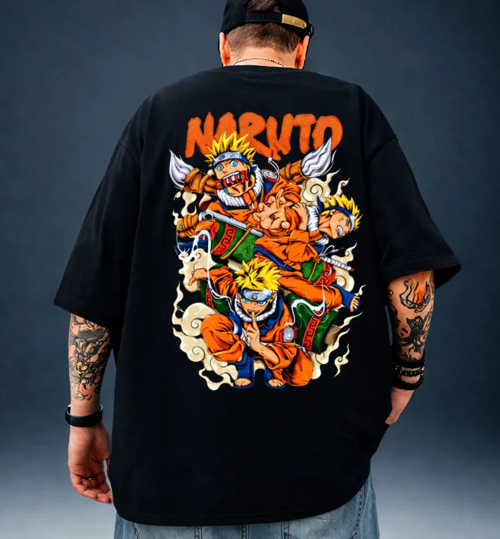 

In The 21st Century Style Style of Children and Adults with Short Sleeve Shirt Naruto Summer T-shirt Japanese Anime Master