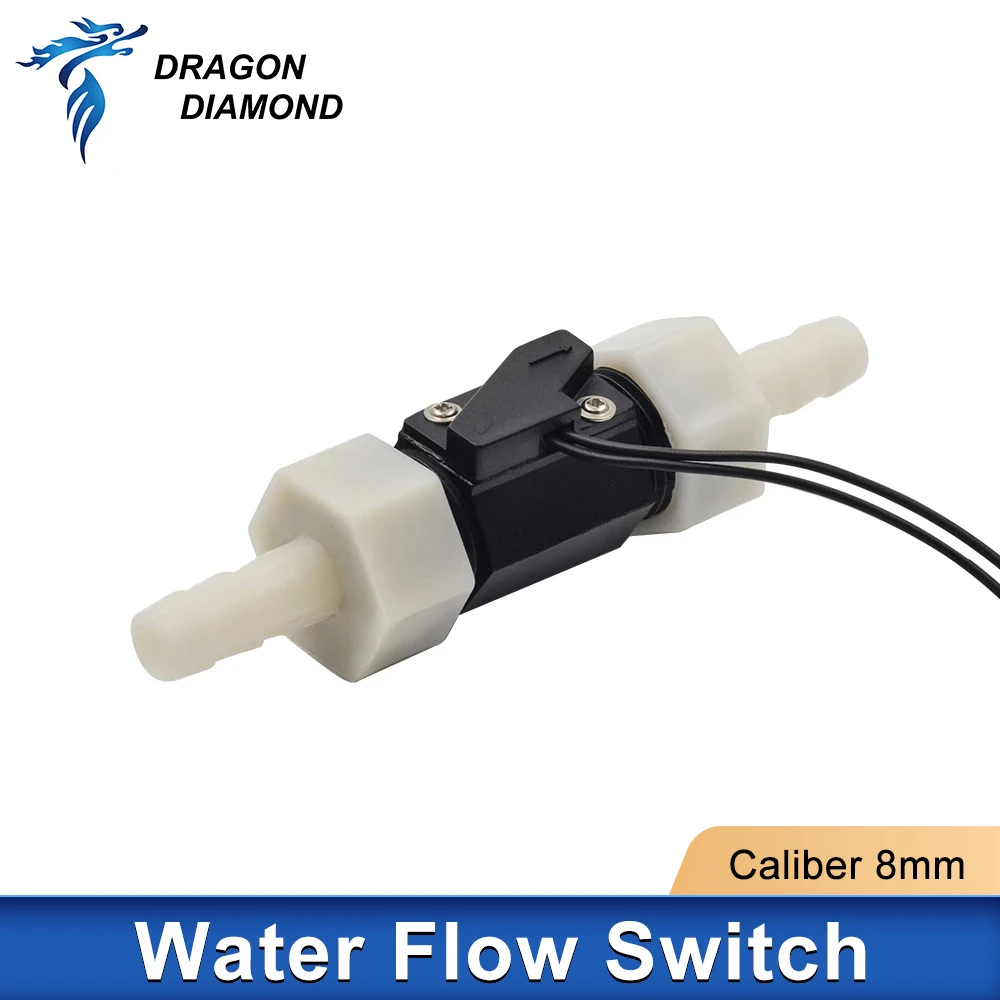 DRAGON DIAMOND Water Flow Sensor Switch 8mm Nozzle G1/2