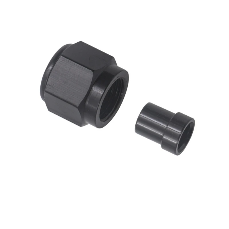 M68B Heat Resistant Aluminum Nut And Sleeve Hardline Tube Fitting For High Pressure Fluid System In Vehicles