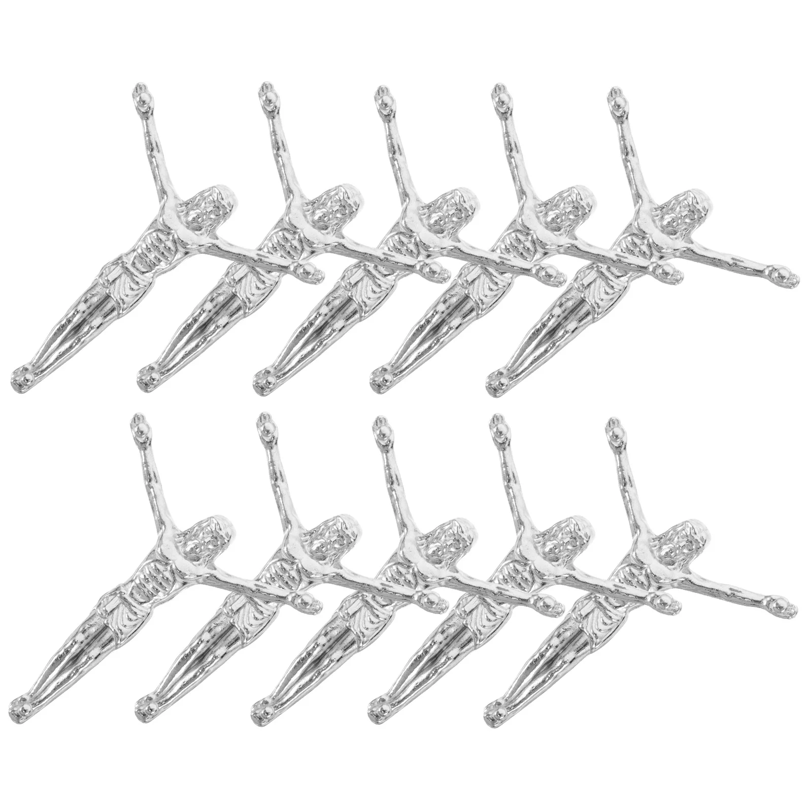 

10Pcs Jesus Cross Charm Metal Crucifix Pendant Religious Jewelry Components Christian Crafting Accessories Crucifix Charm