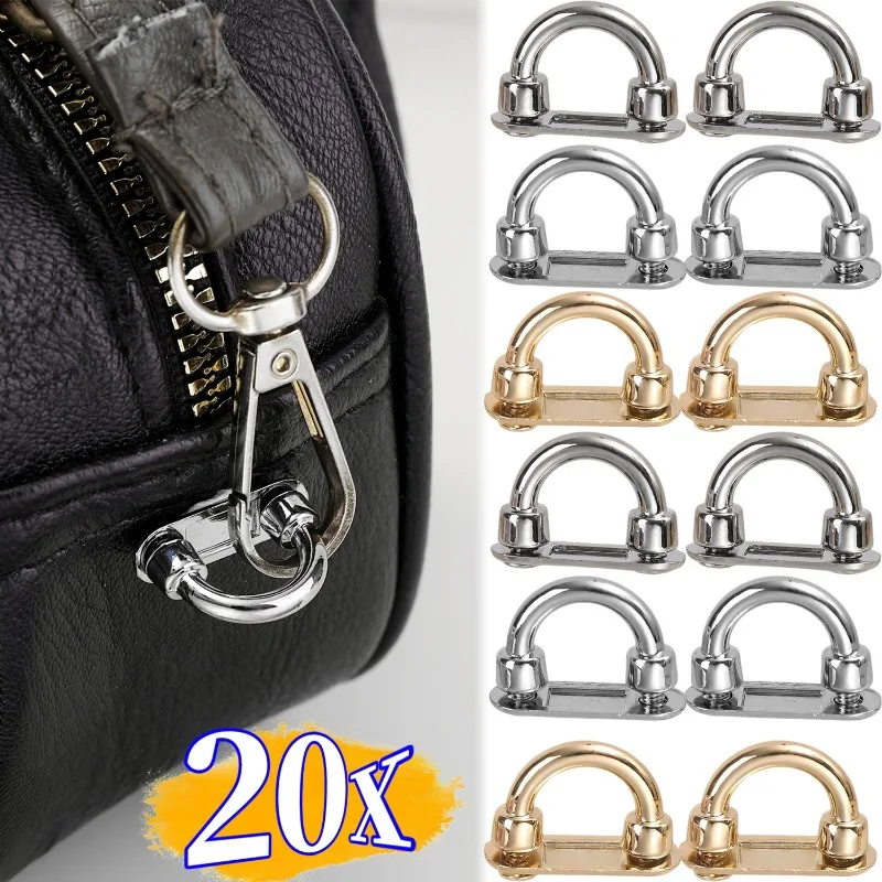 

1-20 шт., фурнитура для сумок «сделай сам», мостовая пряжка, застежка с винтами, съемная застежка для кошелька, аксессуары для сумки, багажа, изготовление ручной работы