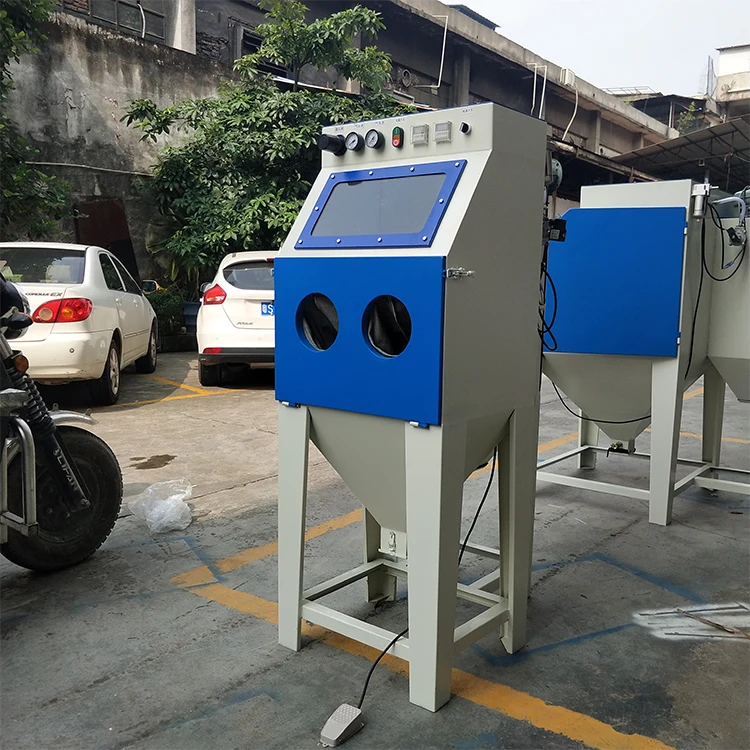 China Kast Nat Zandstralen Machine Blaster