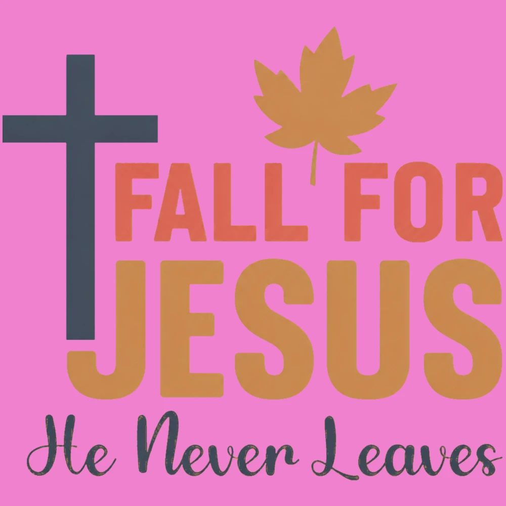 Car Stickers And Decals, Vinyl Decals, Fall For Jesus He Never Leaves, Automotive Decals, Funny Bumper Stickers(1pc)