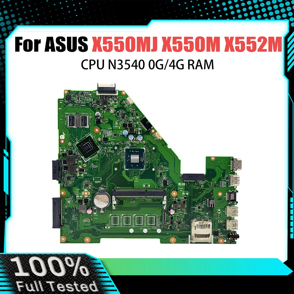 

X550MD with N2840 N3540 CPU GT920M RAM-0GB Mainboard For ASUS X550MJ X552M X550M Y582M DX992M Laptop Motherboard