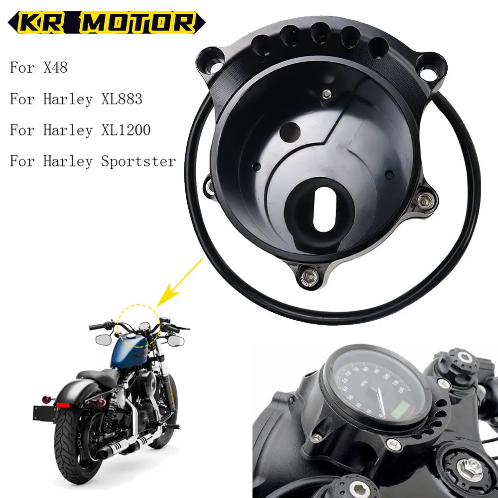 Motorcycle Accessories Instrument Mounting Cafe Speedometer Bracket For Harley Sportster XL R 883 1200 Iron 2014-2018 Part