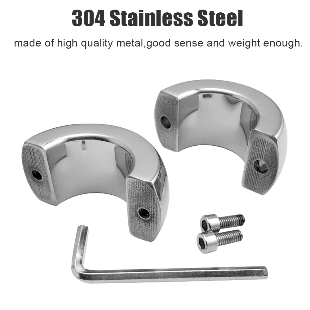 Stainless Steel Scrotum Pendant Ball Testis Weight Stretchers Penis Trainer Restraint Cock Lock Ring Sex Toys for Men