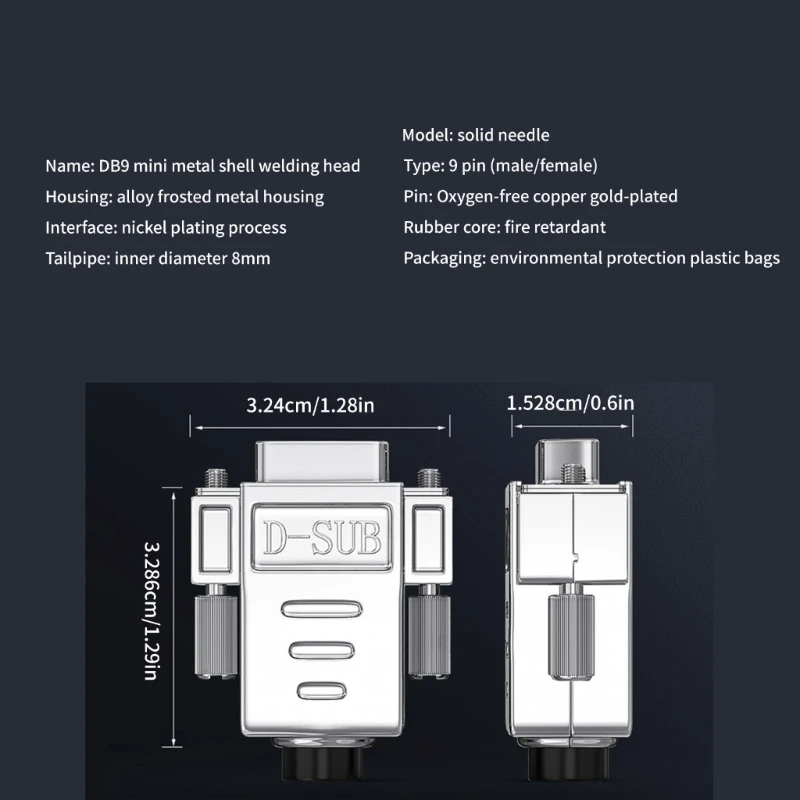 DB9 Male/Female Sol…