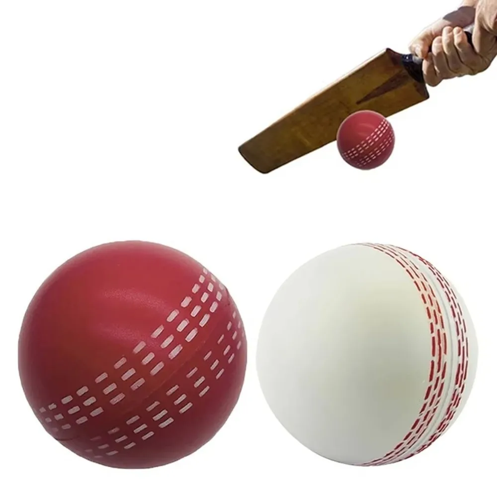Portable 7CM Sports Cricket Ball Durable Soft PU Training Balls Funny All Age Players Bouncing Balls For Practice Training