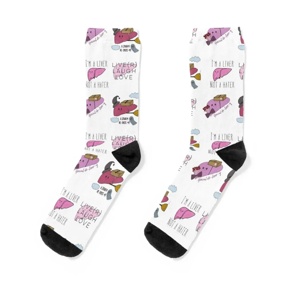 

Liver puns Socks short gifts Socks For Women Men's