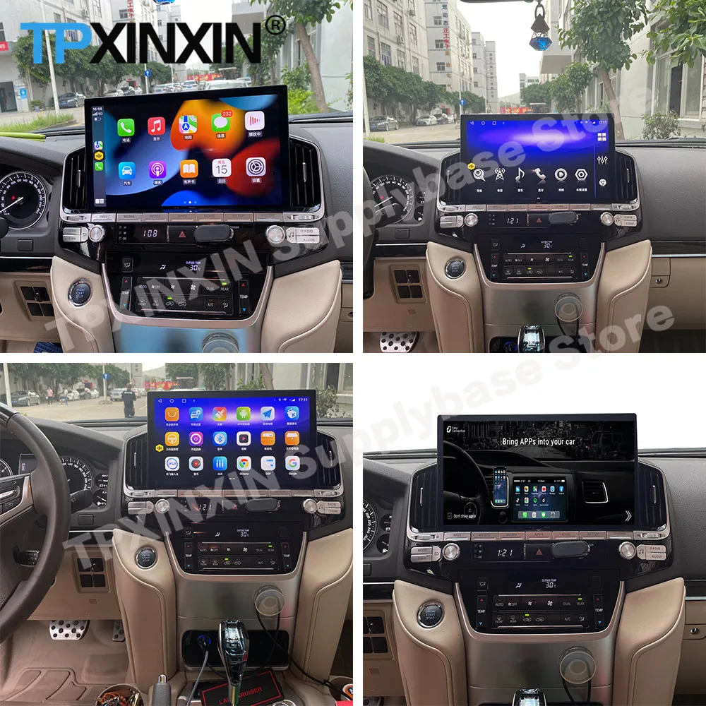 

Автомобильный радиоприемник, стереоприемник Android 10 для Toyota Land Cruiser LC200 2016 2017 2018 2019 2020 2021, головное устройство с GPS-Навигатором и экраном